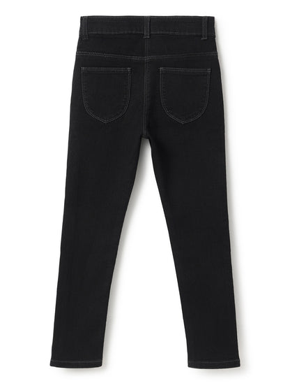 Girls Black Denim Jeans