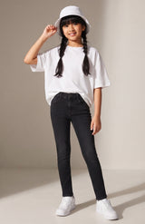 Girls Black Denim Jeans