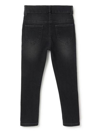 Girls Black Denim Jeans