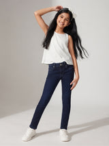 Girls Blue Slim Fit Jeans