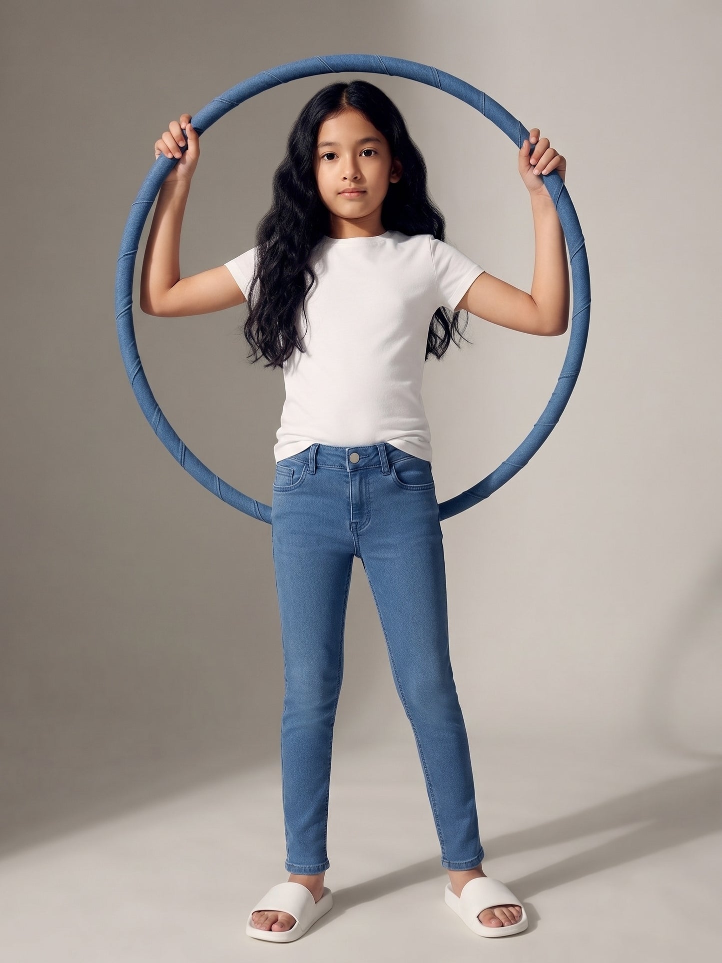 Girls Slim Fit Denim Jeans197386