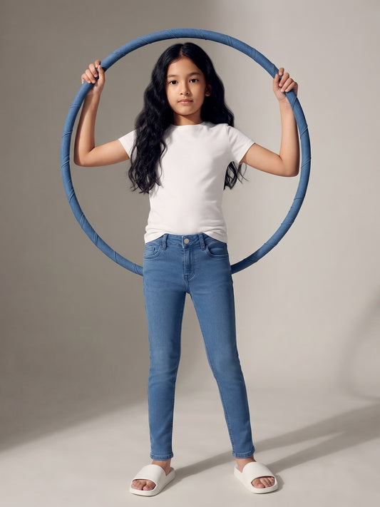 Girls Slim Fit Denim Jeans197386