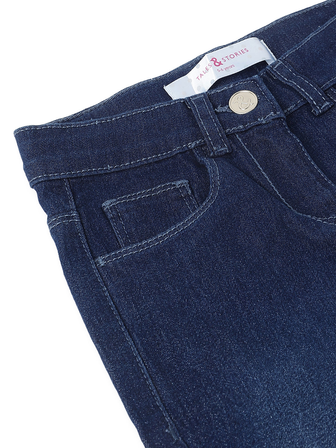 Girls Blue Slim Fit Jeans