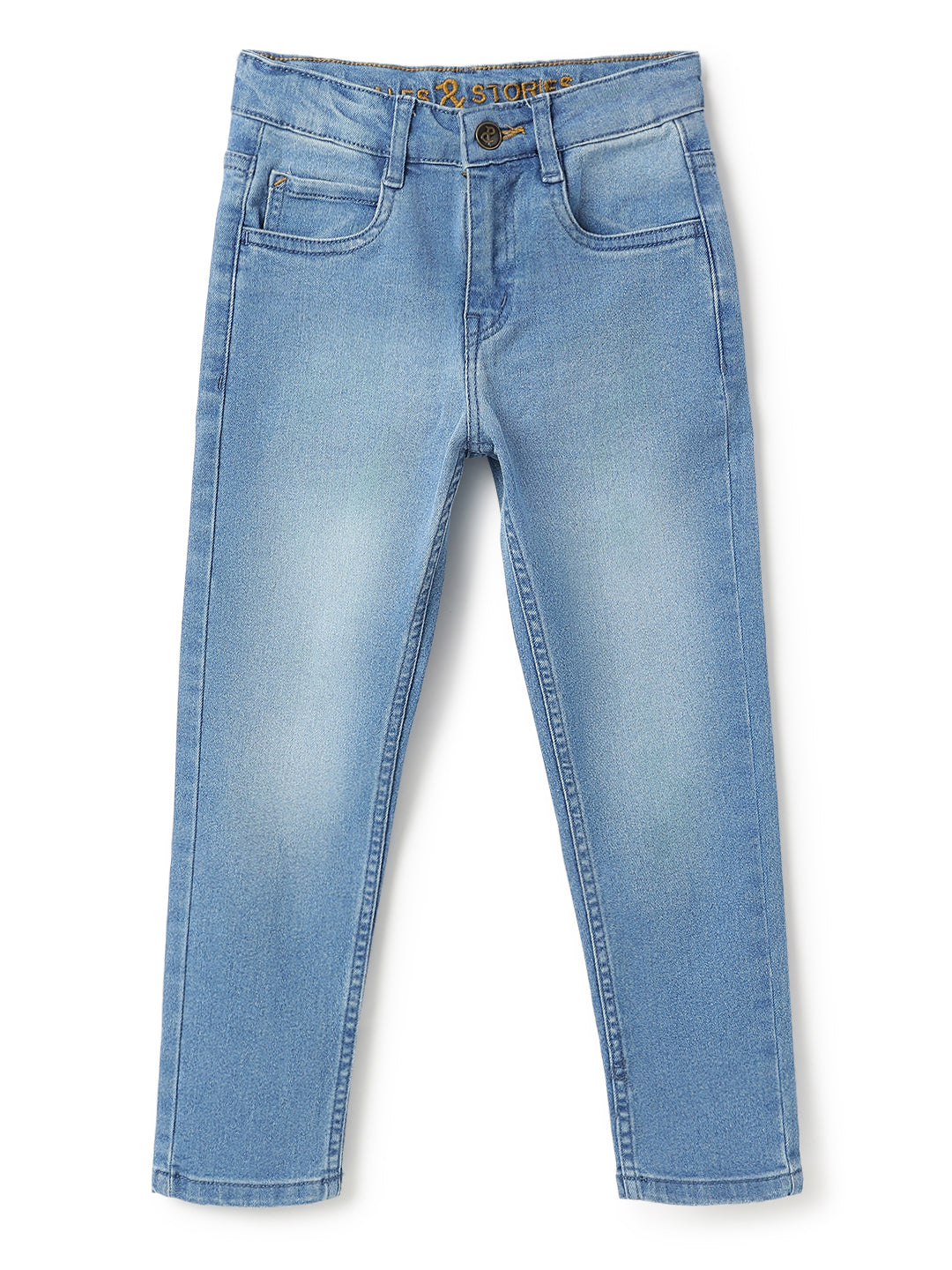 Boys Light Blue Slim Fit Denim Jeans