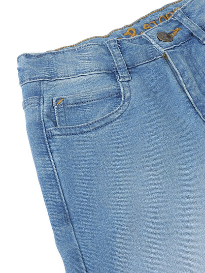 Boys Light Blue Slim Fit Denim Jeans