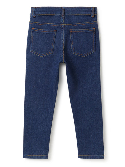 Boys Slim Fit Mid Blue Basic Denim Jeans