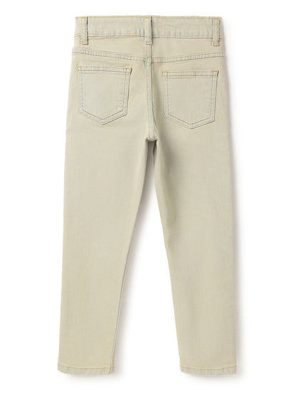 Boys Light Blue Slim Fit Basic Casual Denim Jeans