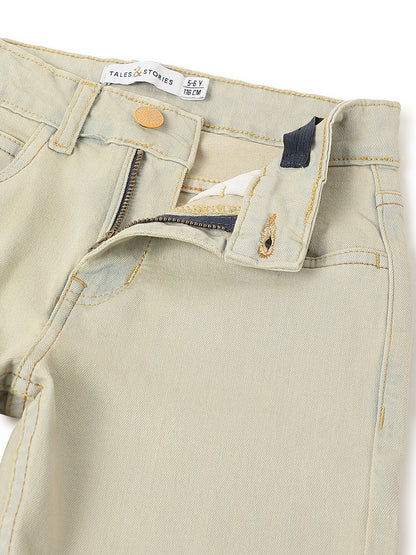 Boys Light Blue Slim Fit Basic Casual Denim Jeans