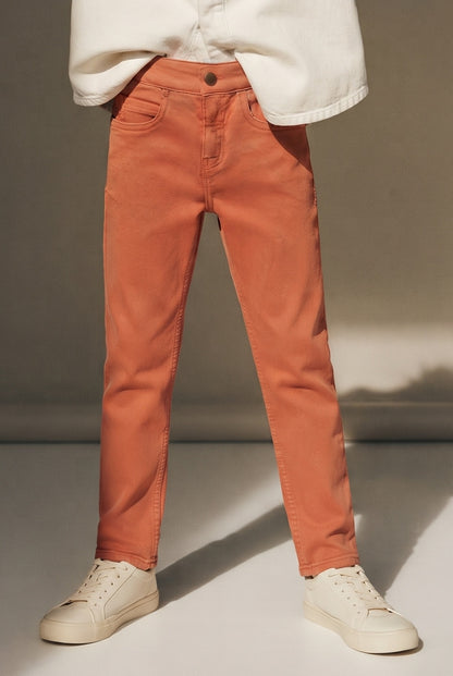 Boys Rust Cotton Trouser