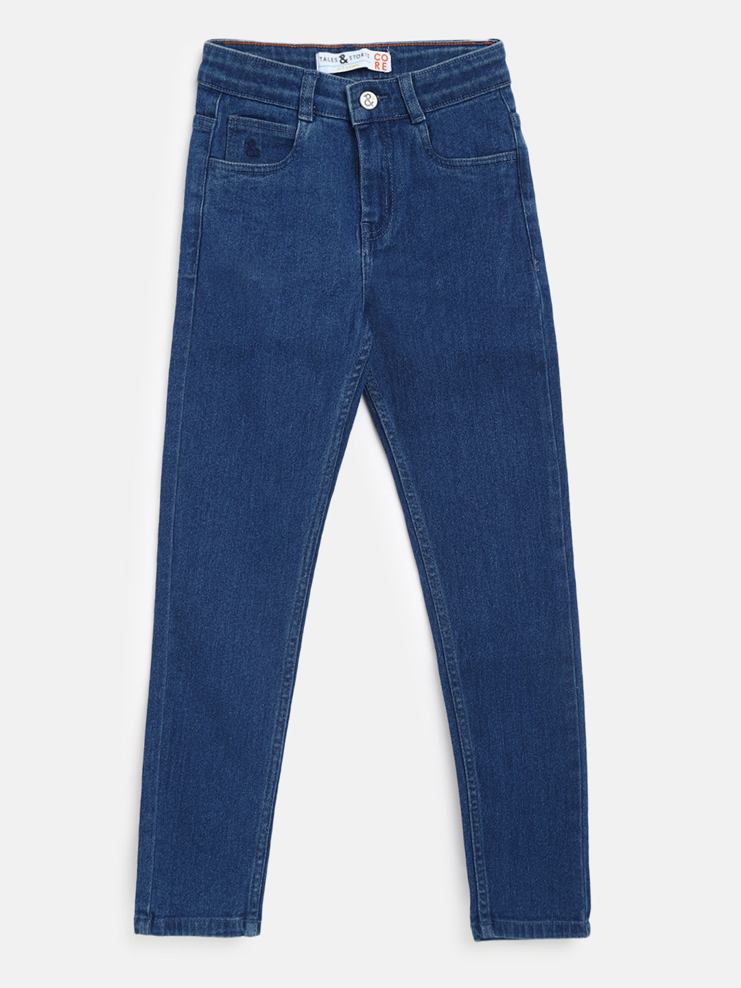 Boys Blue Slim Fit Denim Jeans