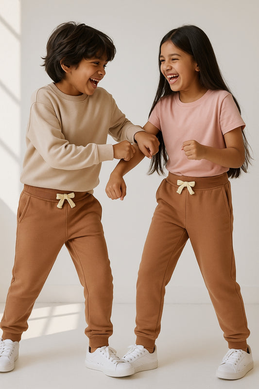 Boys & Girls Cotton Poly Assorted Joggers