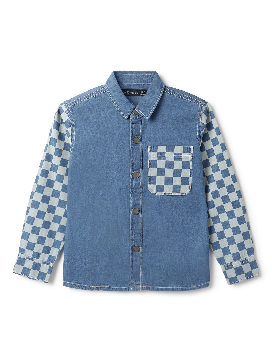 Boys Blue Denim Shacket