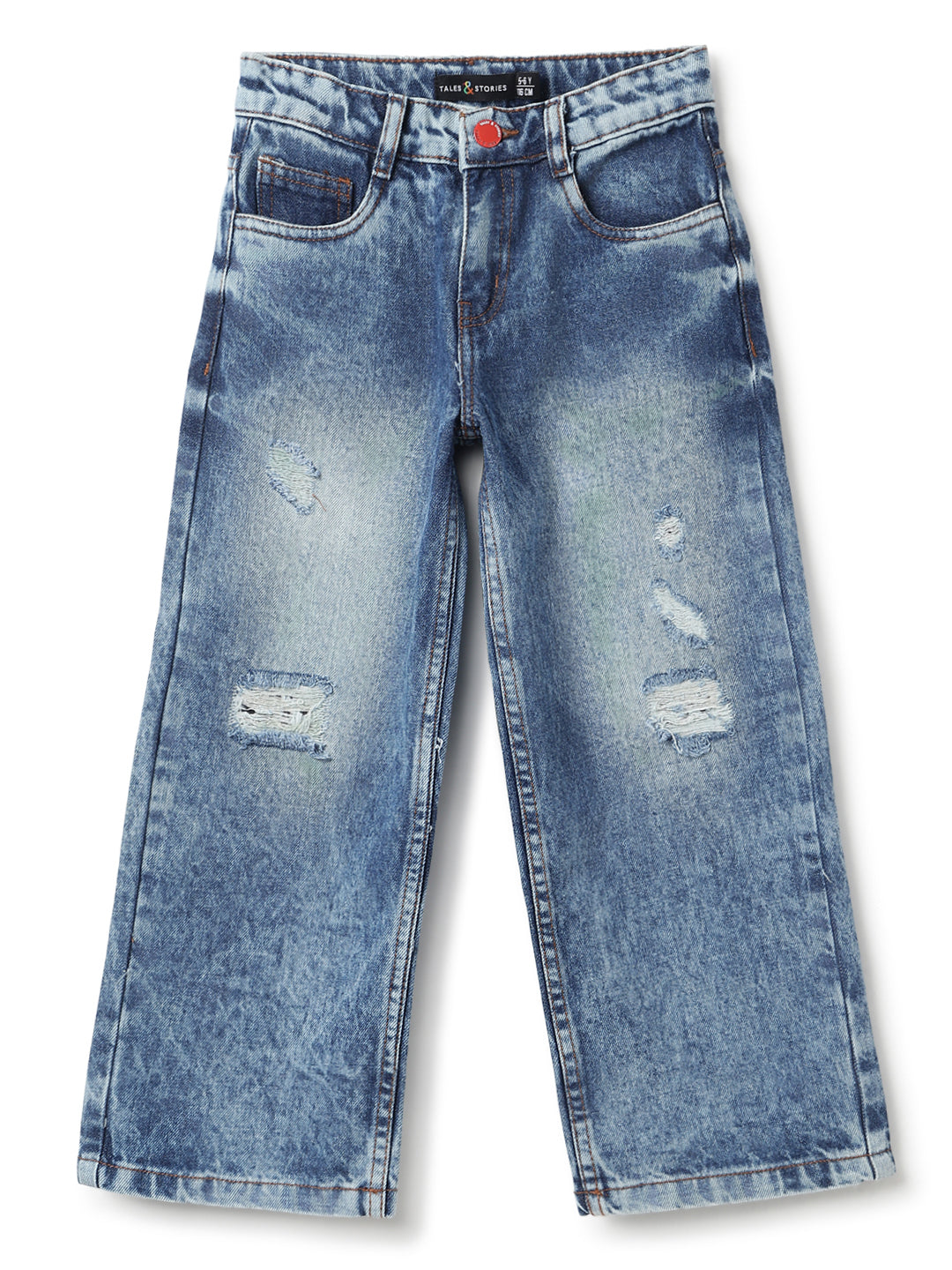 Boys Blue Denim Dad Fit Jeans