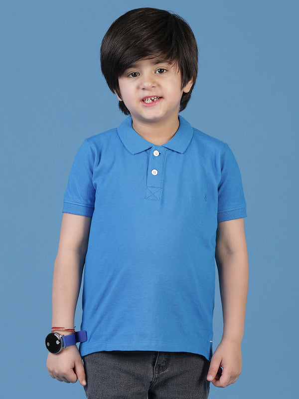 Boys Blue Polo T-Shirt