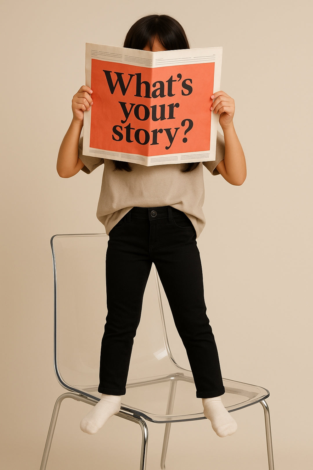 Girls Black Slim Fit Cotton Jeans