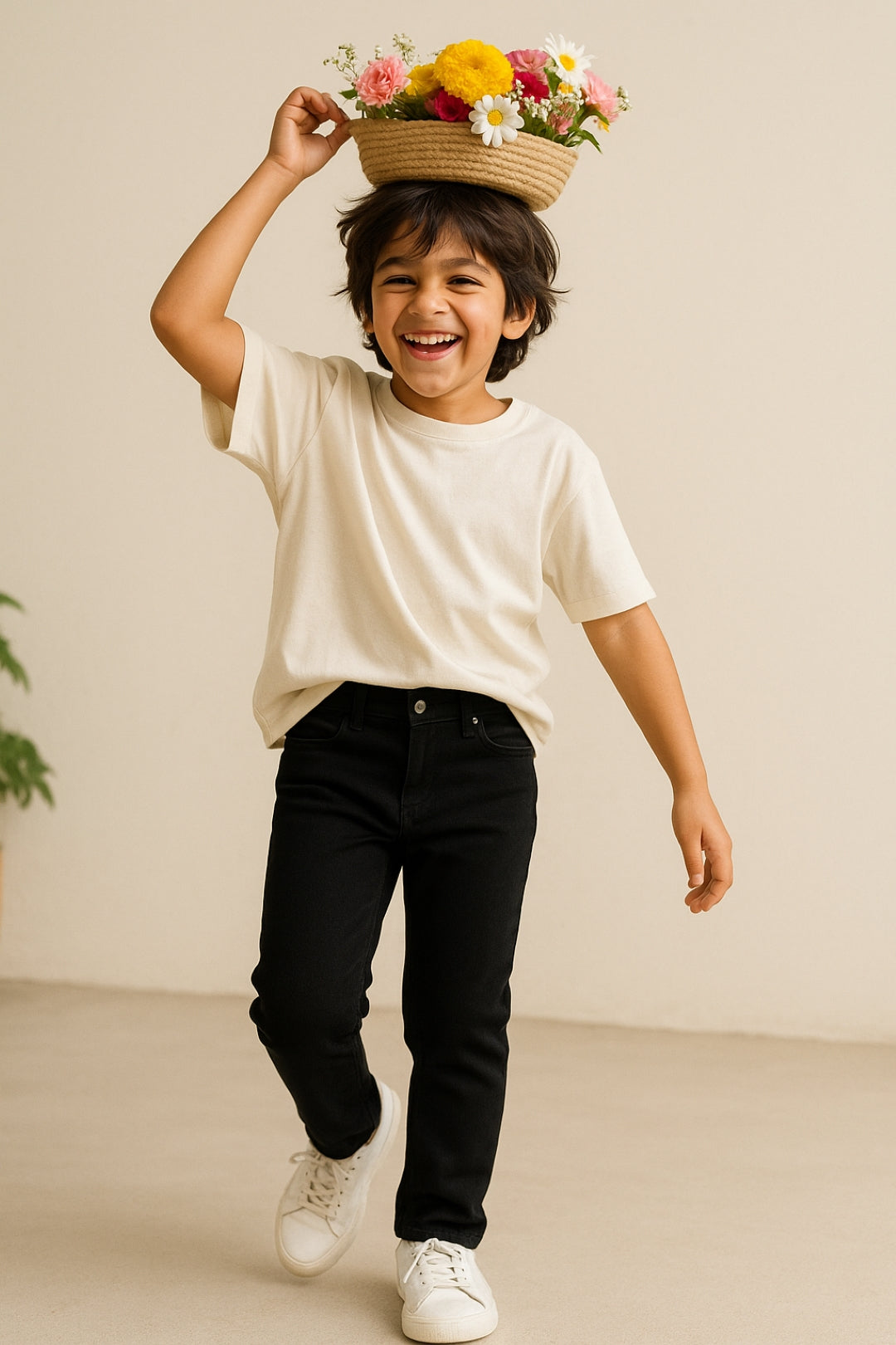 Boys Black Slim Fit Jeans