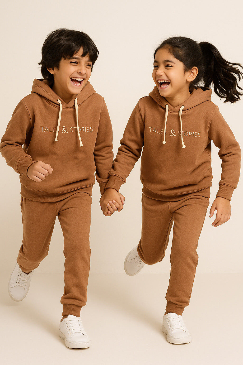Boys/Girls Brown Sweatshirt Lounge Set