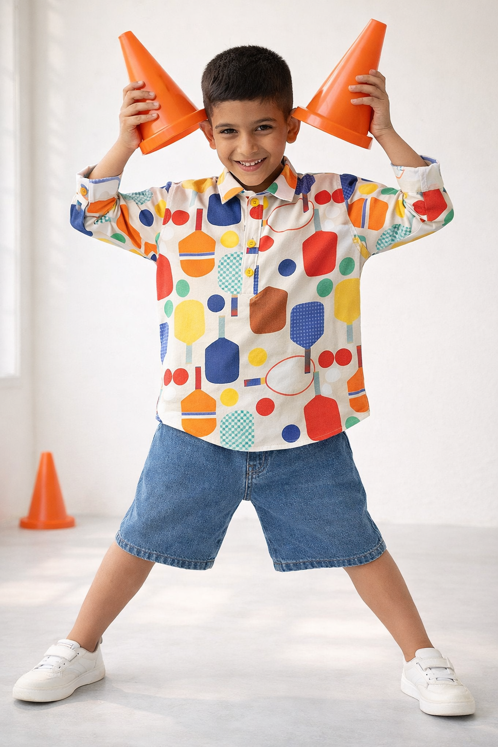 Boys Multicolor Printed Shirt