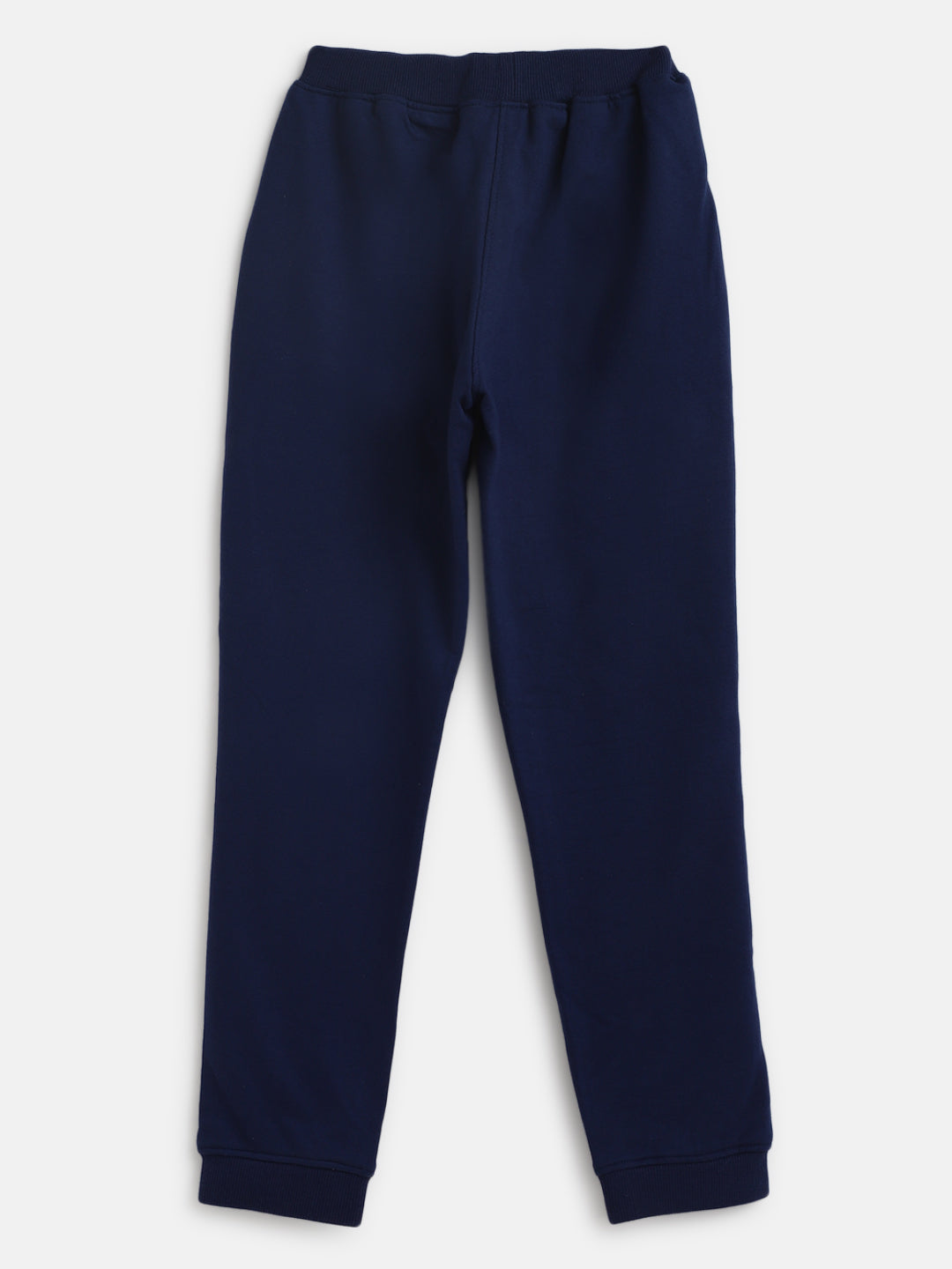 Boys Cotton Purple T-Shirt With Blue Cotton Solid Regular Fit Track Pant