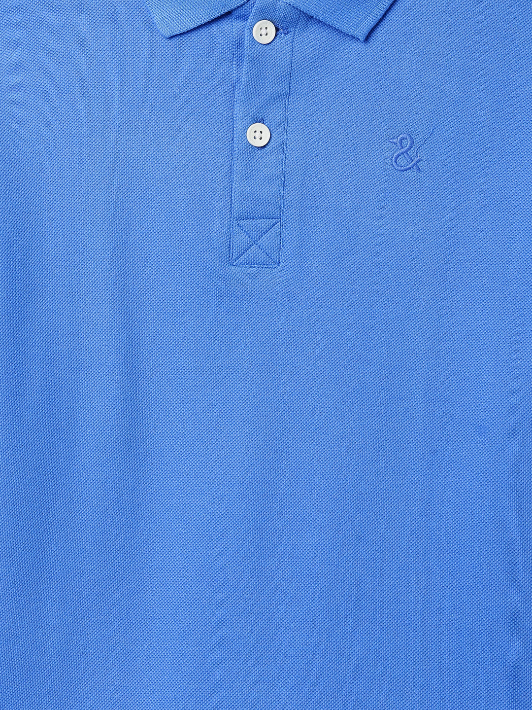 Boys Cotton Blue T-Shirt With Blue Denim Washed Regular Fit Jeans