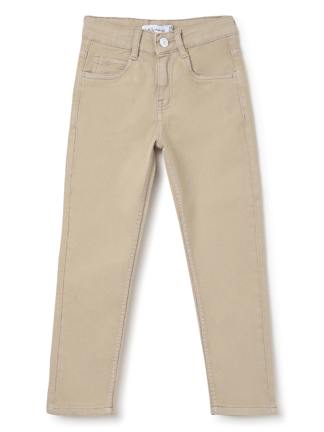 Boys Khaki Cotton Trouser