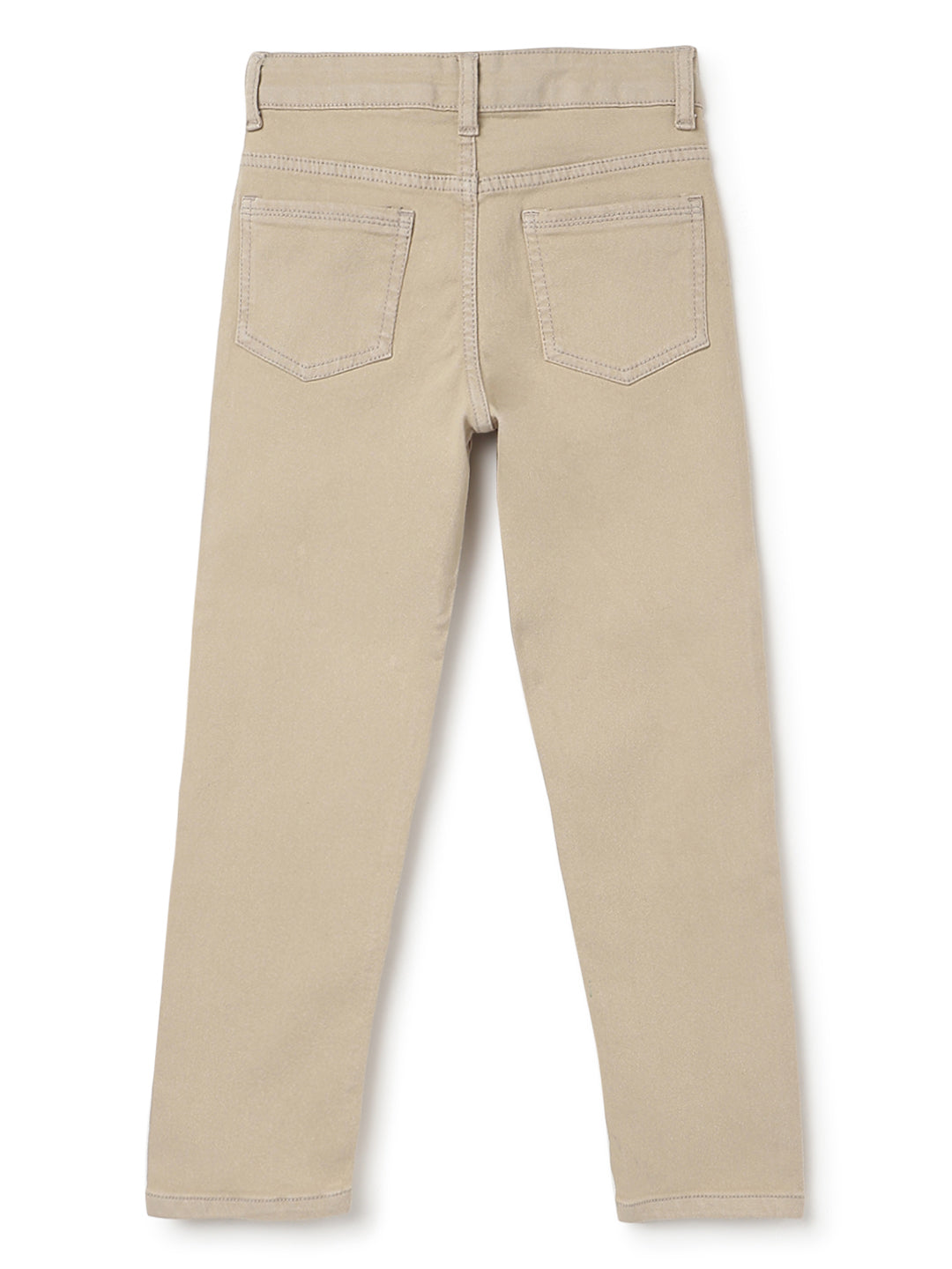Boys Khaki Cotton Trouser