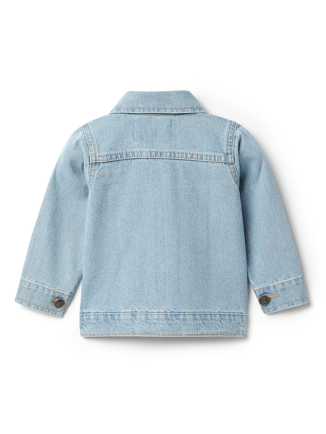 Boys & Girls Light Blue Washed Denim Jacket