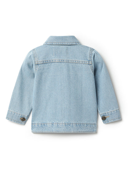 Boys & Girls Light Blue Washed Denim Jacket