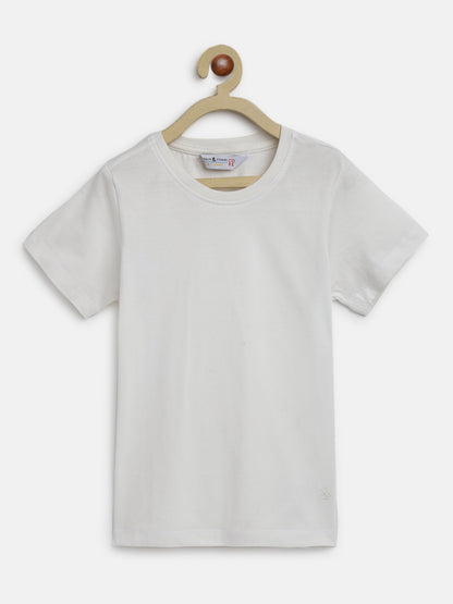 Boys White T-Shirts and Blue Bermuda Short Clothing Set