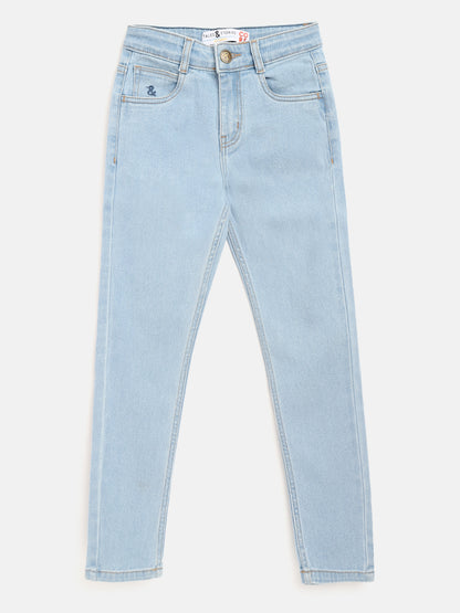 Boys Light Blue Slim Fit Jeans