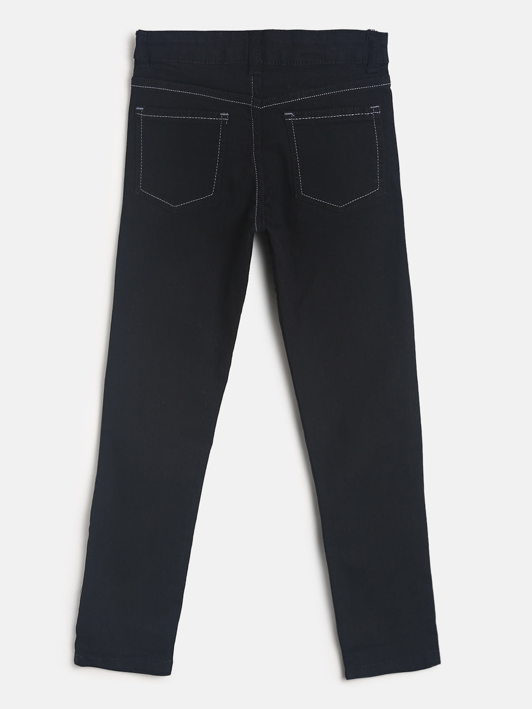 Boys Black Denim Slim Fit Jeans
