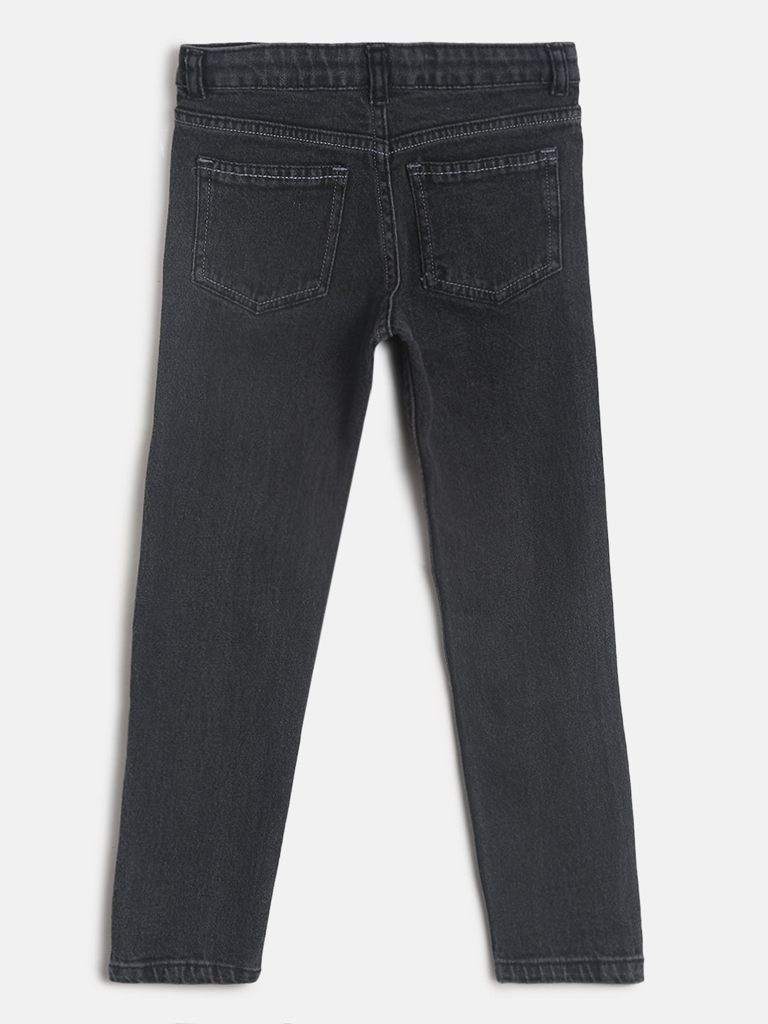 Boys Denim Dark Grey Slim Fit Jeans
