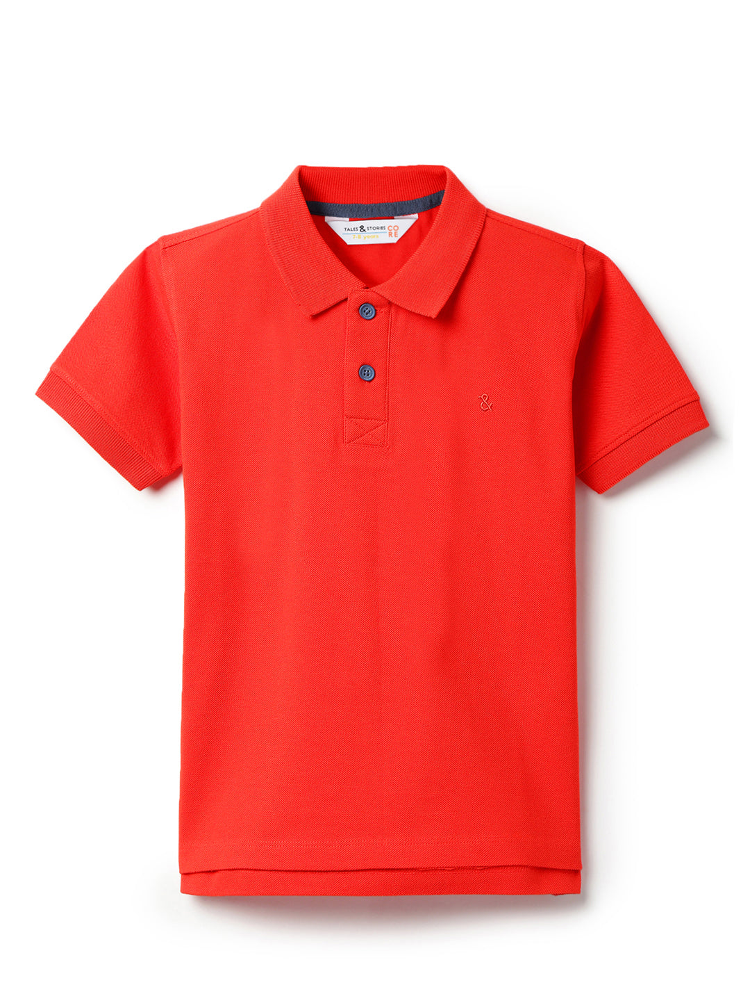 Boys Red Polo T-Shirt
