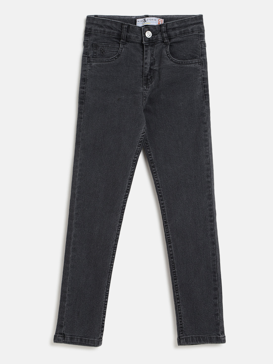 Boys Red Striped Shirt  and Black Jeans Clothing Set