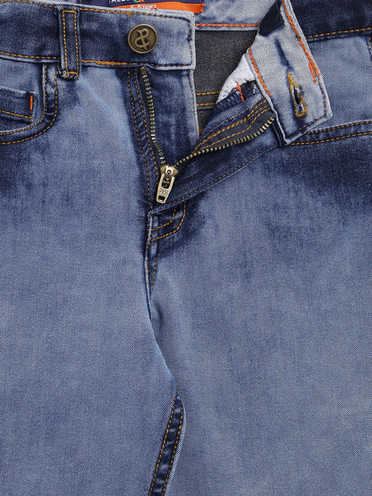 Boys Mid Blue Slim Fit Jeans