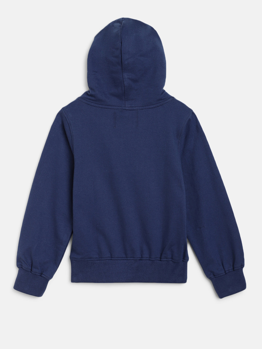 Boys & Girls Cotton Solid Navy Blue Lounge Set