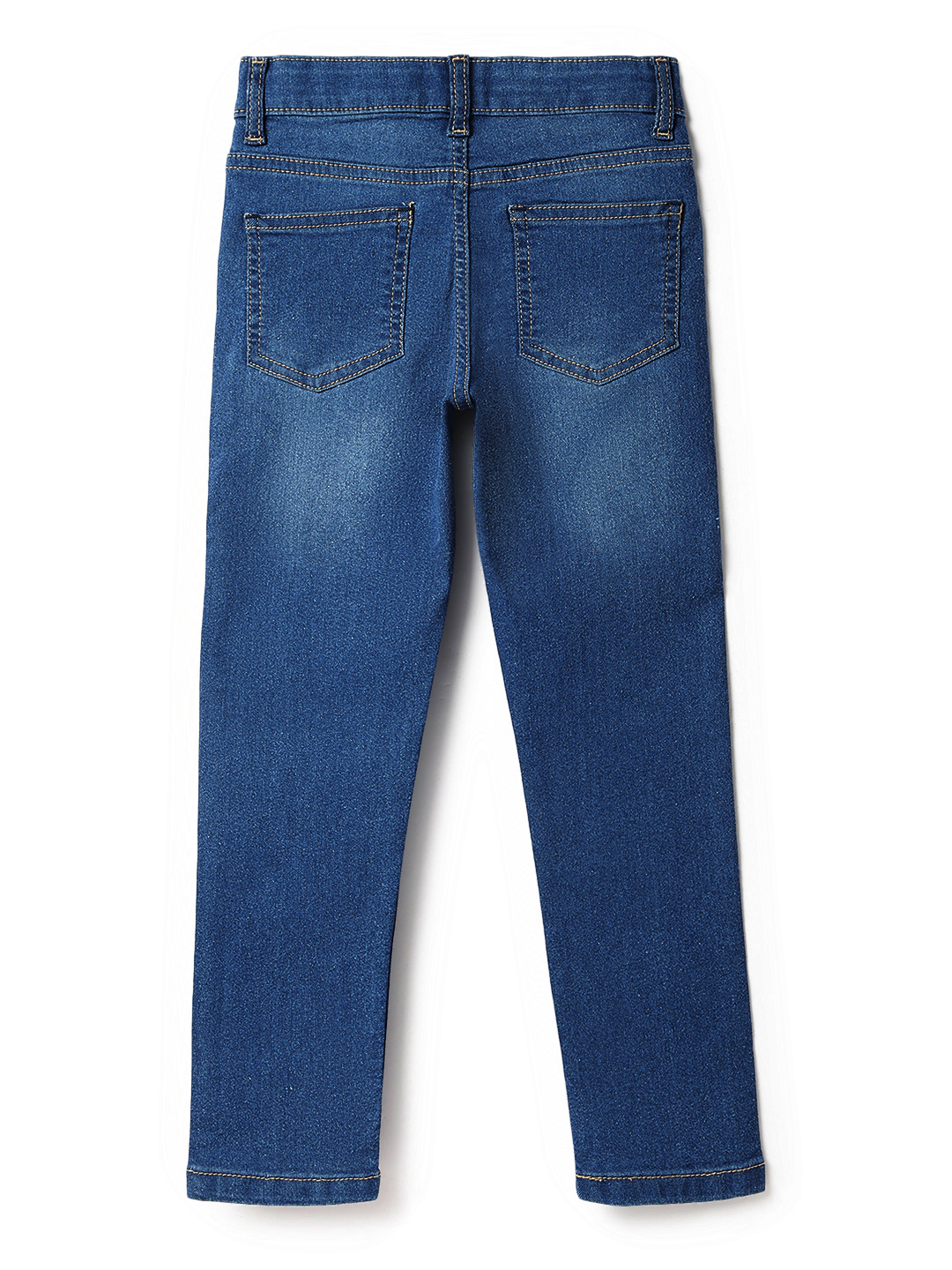 Boys Mid Blue Slim Fit Casual Denim Jeans