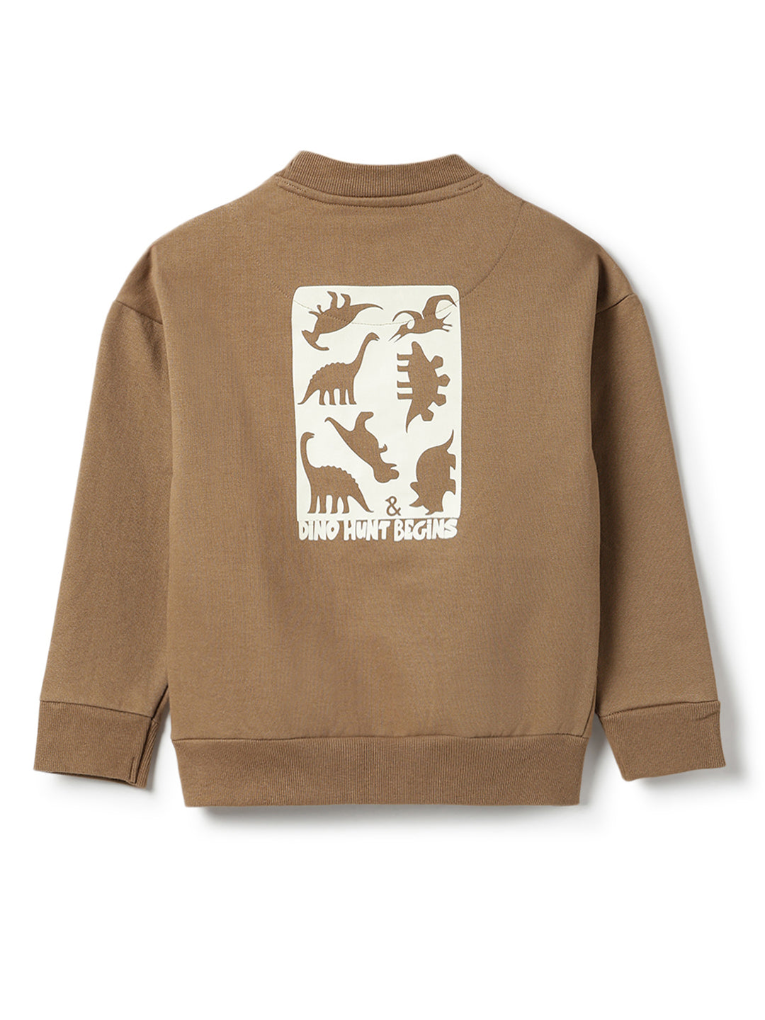Boys Browan Printed Cotton Sweatshirt