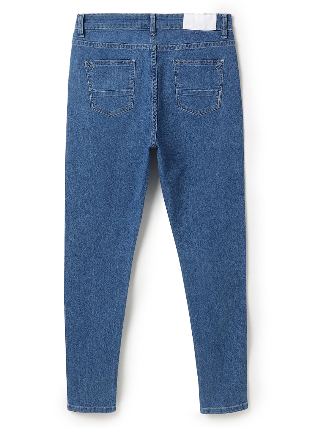 Women Denim Lycra Blue Washed Jeans