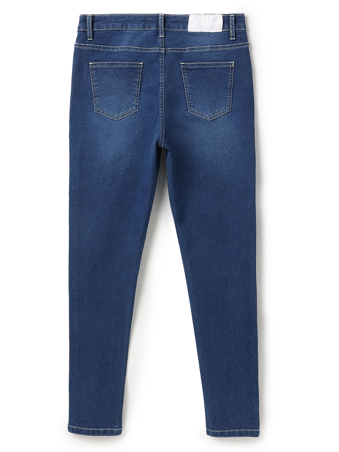 Women Denim Lycra Blue Washed Jeans