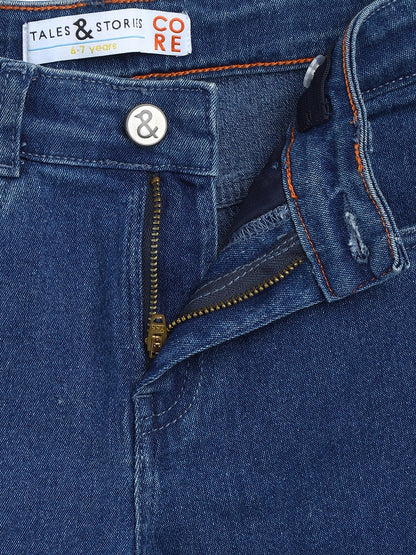 Boys Blue Slim Fit Denim Jeans