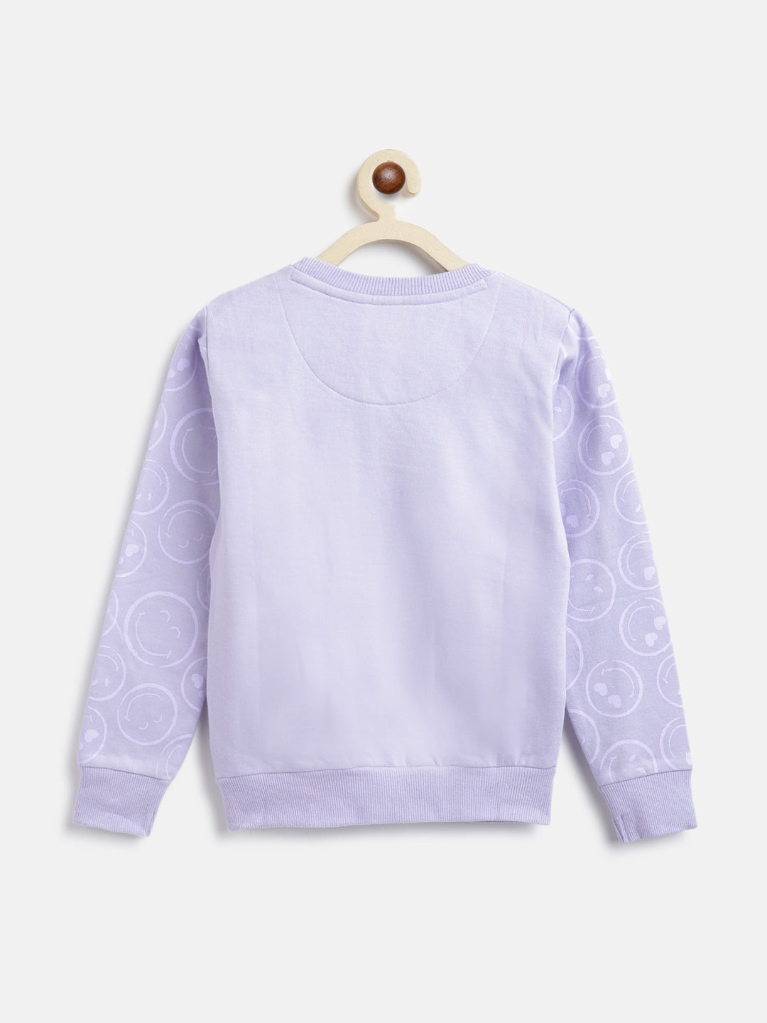 Girls Lavender Pullover Sweatshirt
