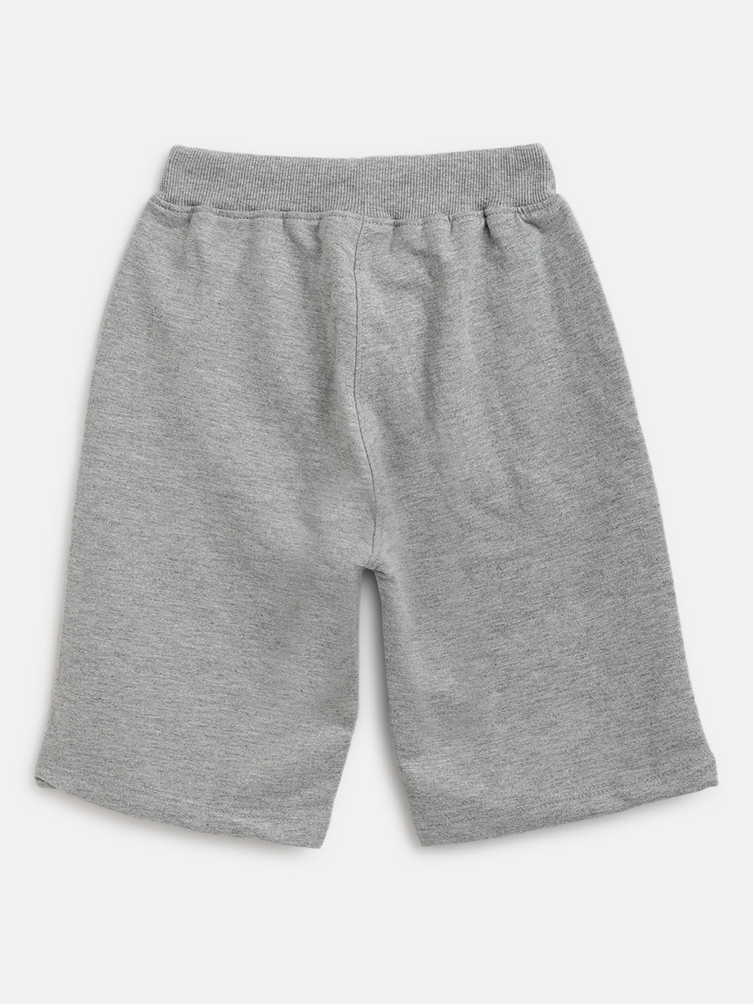 Boys Grey Cotton Shorts
