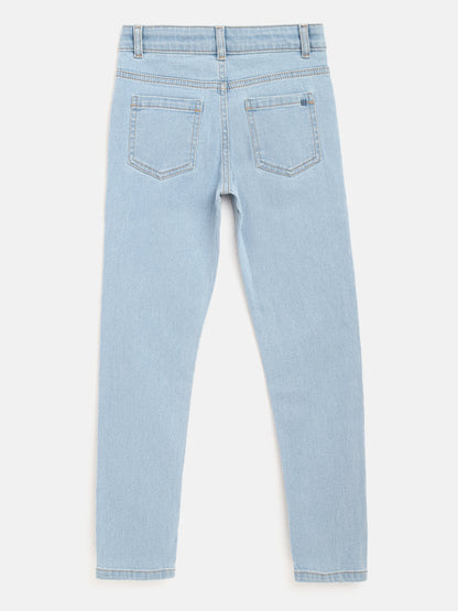 Boys Light Blue Slim Fit Jeans