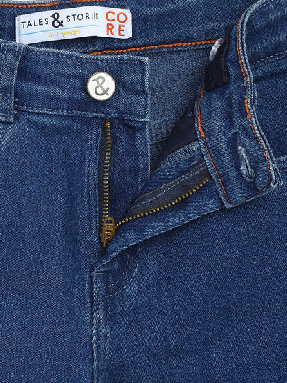 Boys Blue Slim Fit Denim Jeans