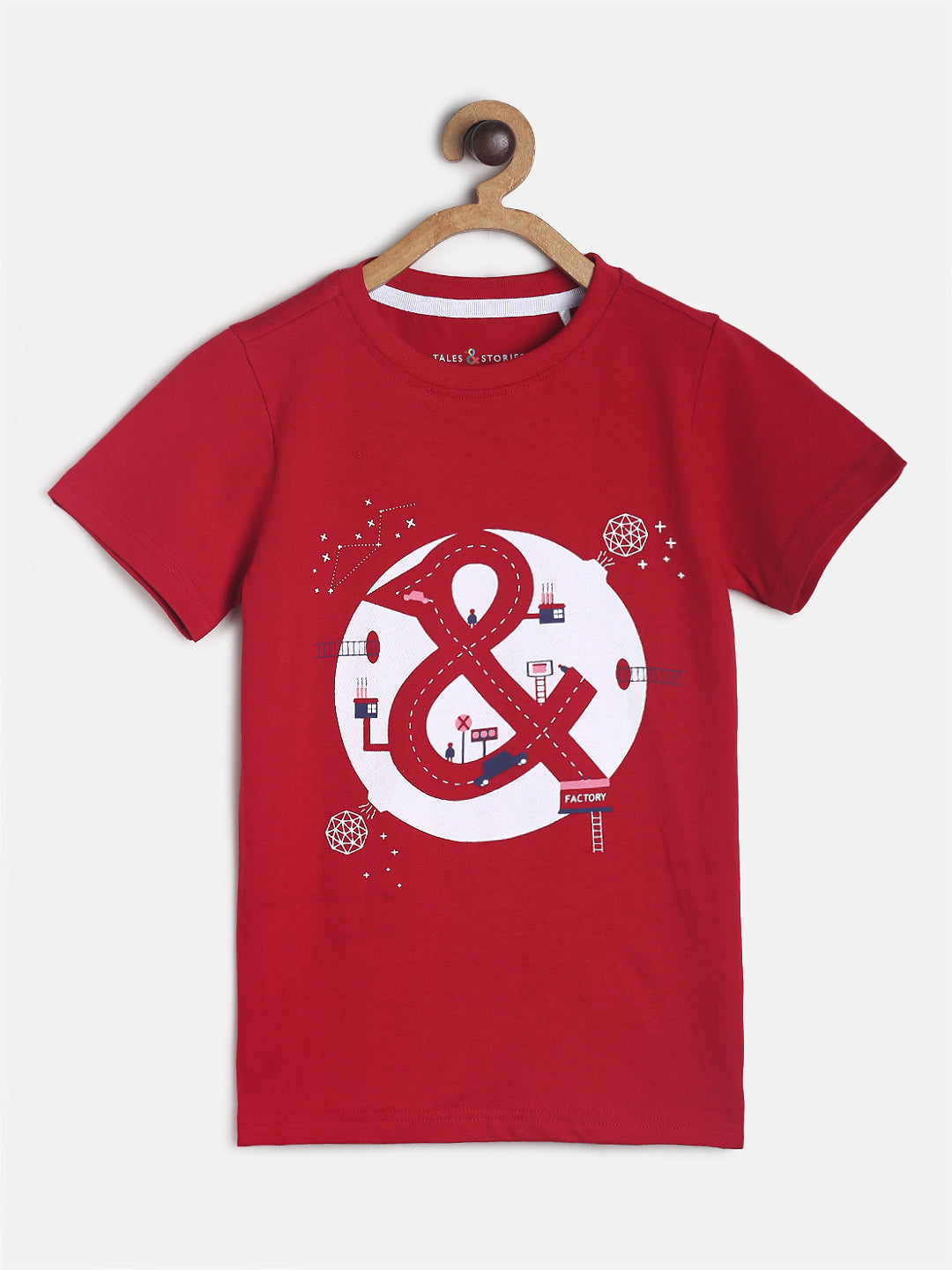 Boys Red T-Shirts and Blue Jeans Clothing Set