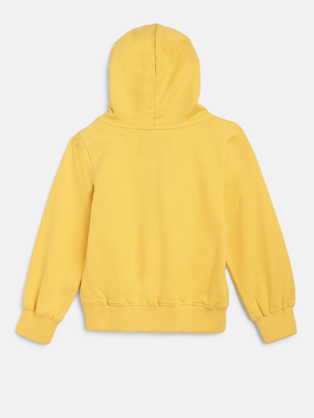 Boys & Girls Cotton Solid Yellow Lounge Set