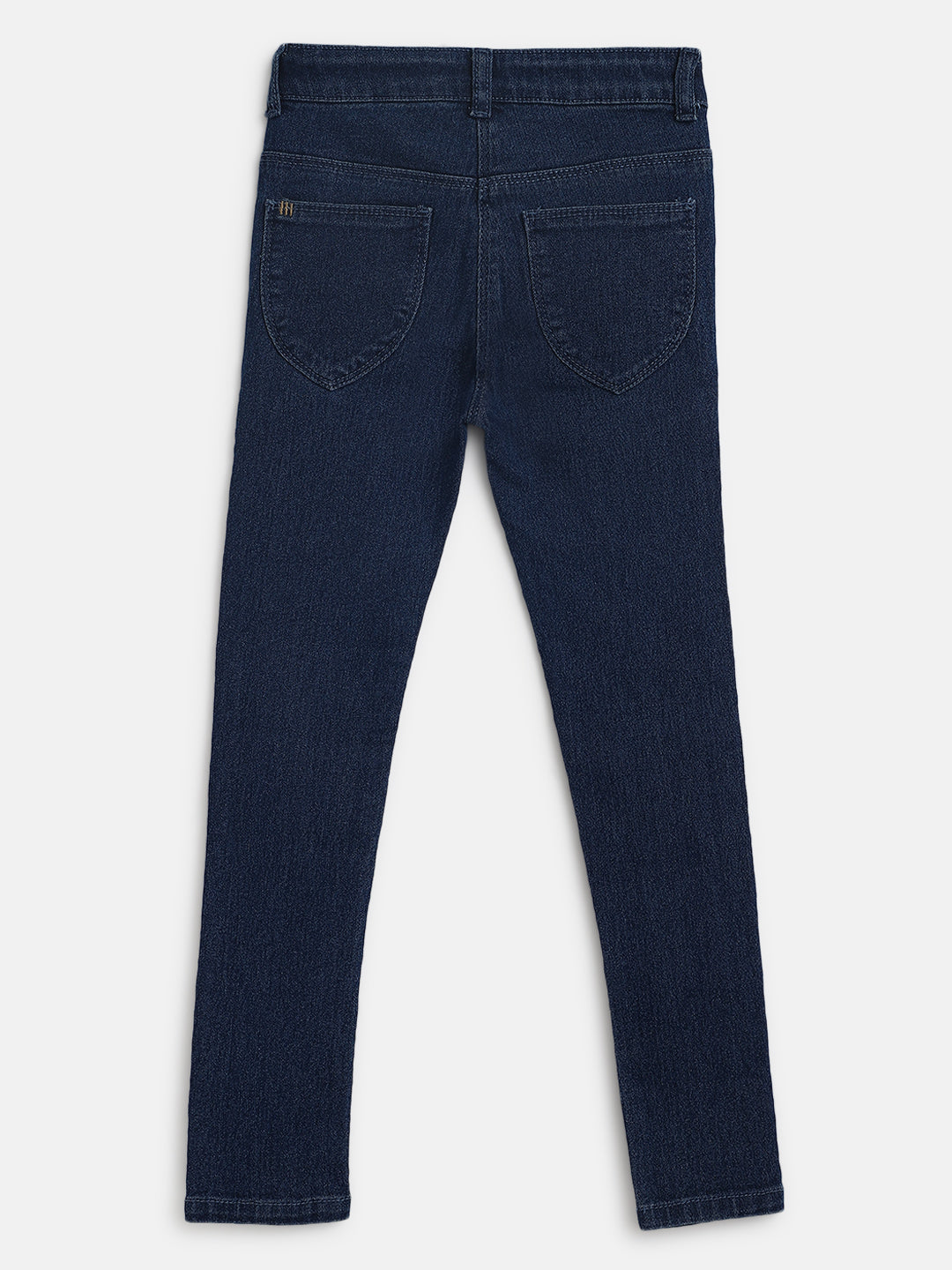Girls Dark Blue Slim Fit Jeans