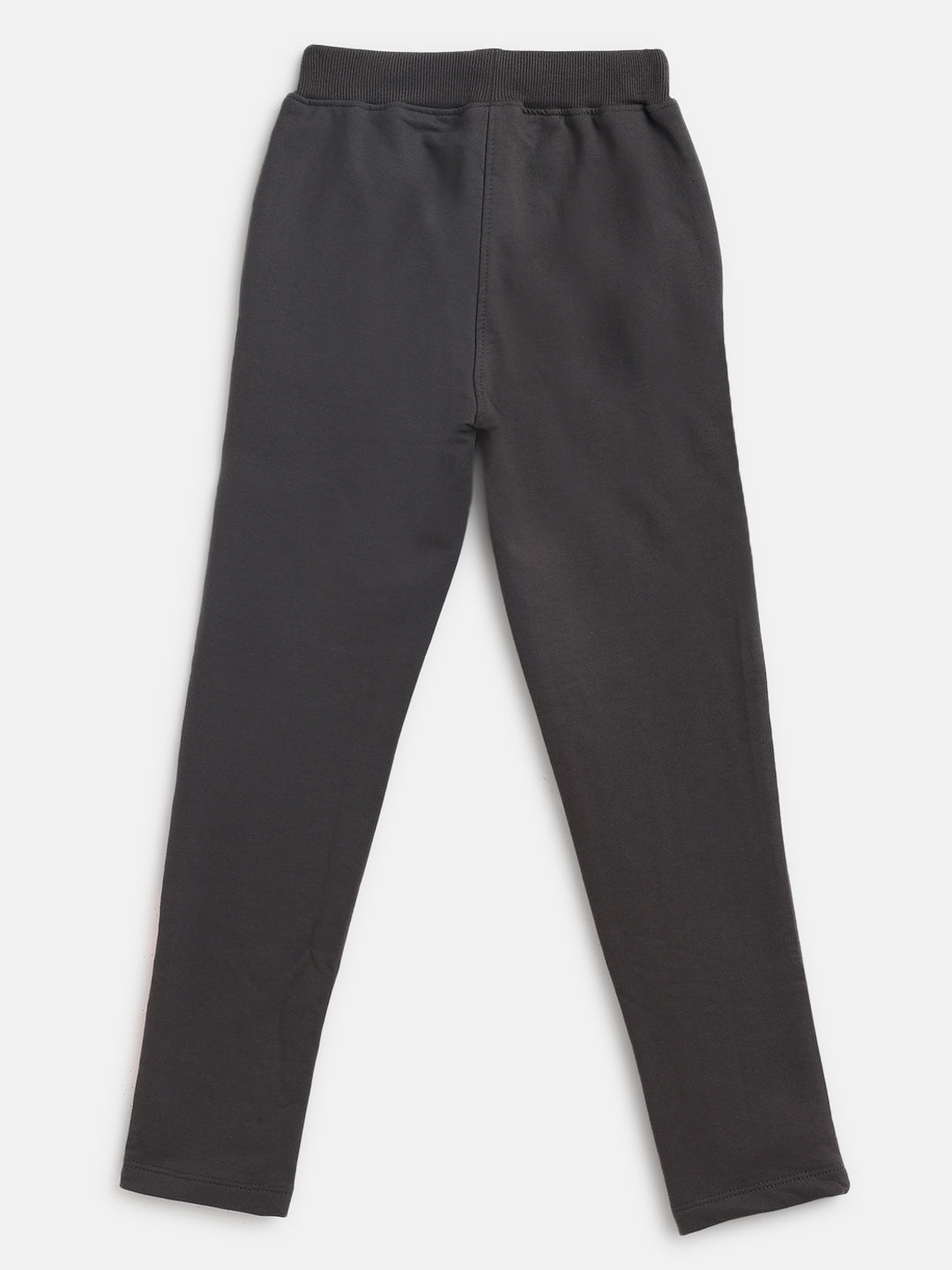 Girls Grey Cotton Joggers