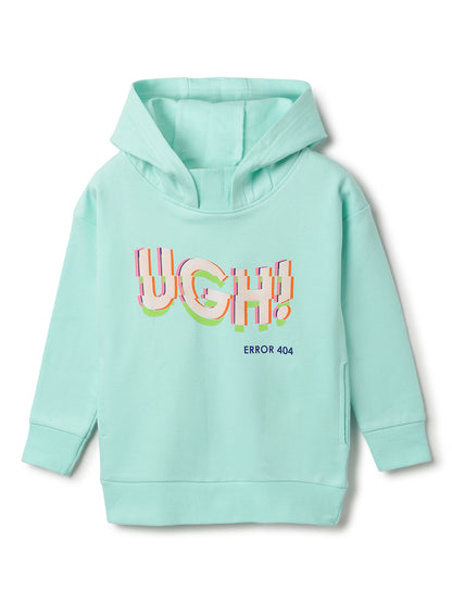 Boys Blue Printed Sweatshirt